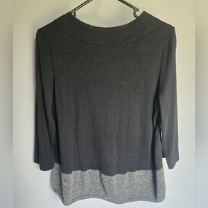 Angel Of The North Black and Gray Sweater